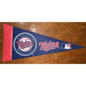 MLB Minnesota Twins Mini Pennant 4”x9” Baseball Flag Banner Rico